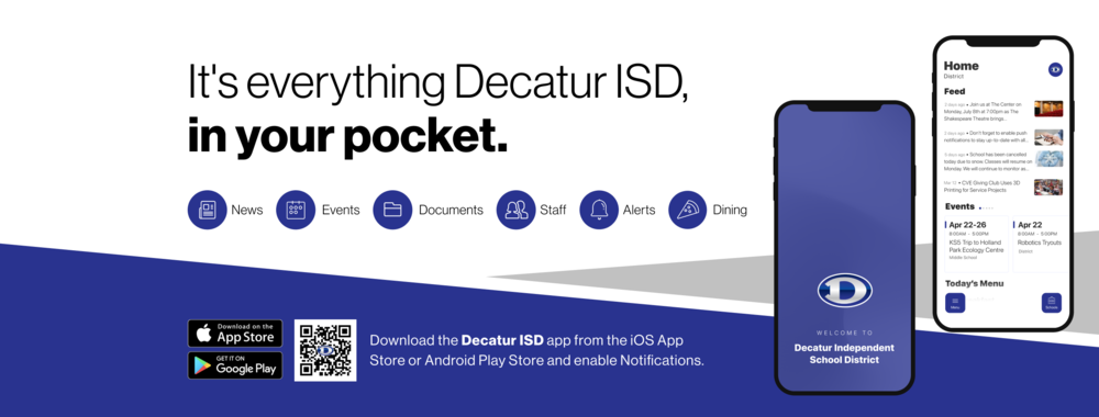 It's everything Decatur ISD, in your pocket.