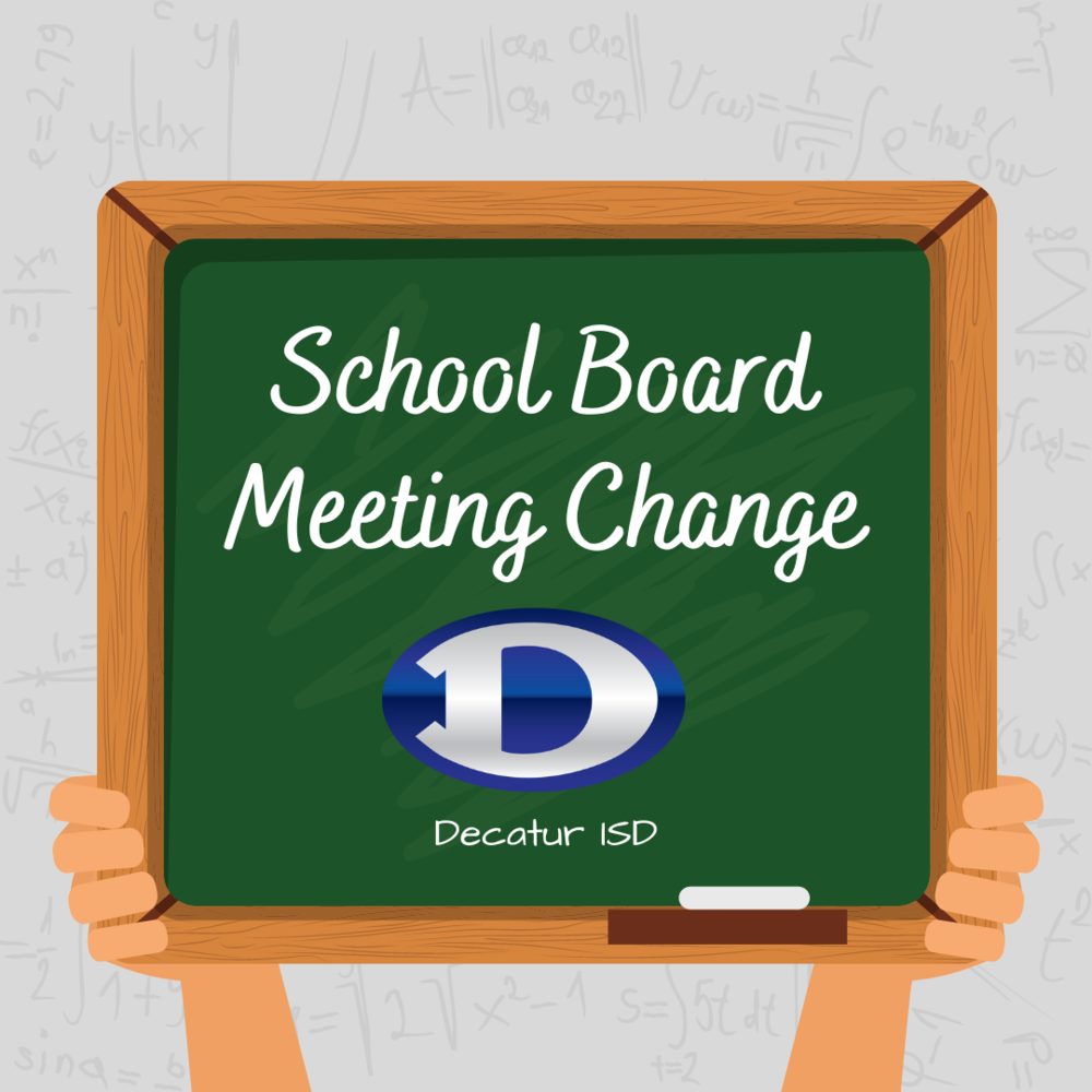 School Board Meeting Change