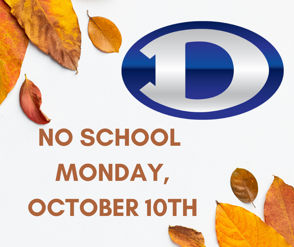no school monday october 10th