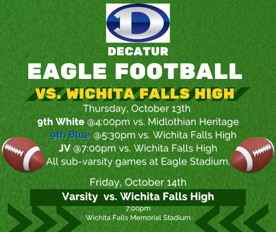 wichita falls high football week schedule, see pdf