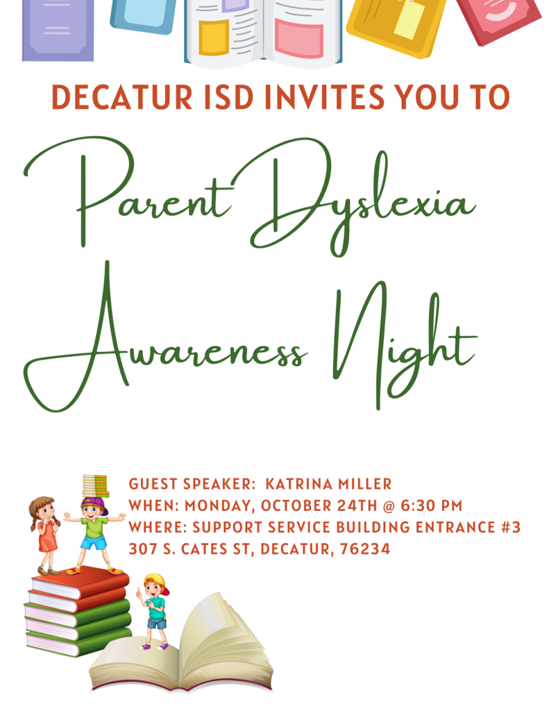 dyslexia parent meeting info, see pdf