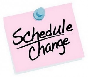 schedule change