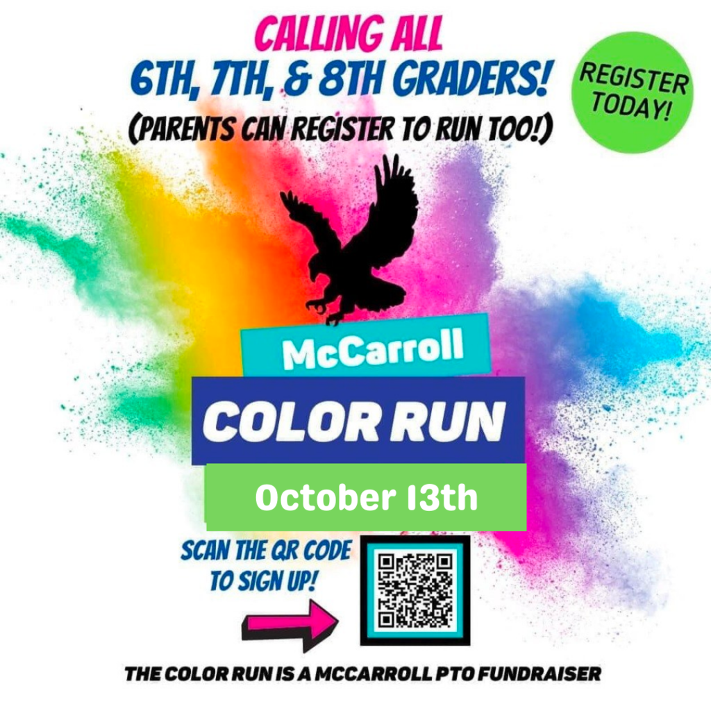 McCarroll Color Run Sign up